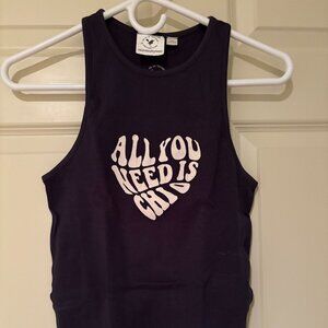 "All you need is Chi O" Dark Gray Tank Top